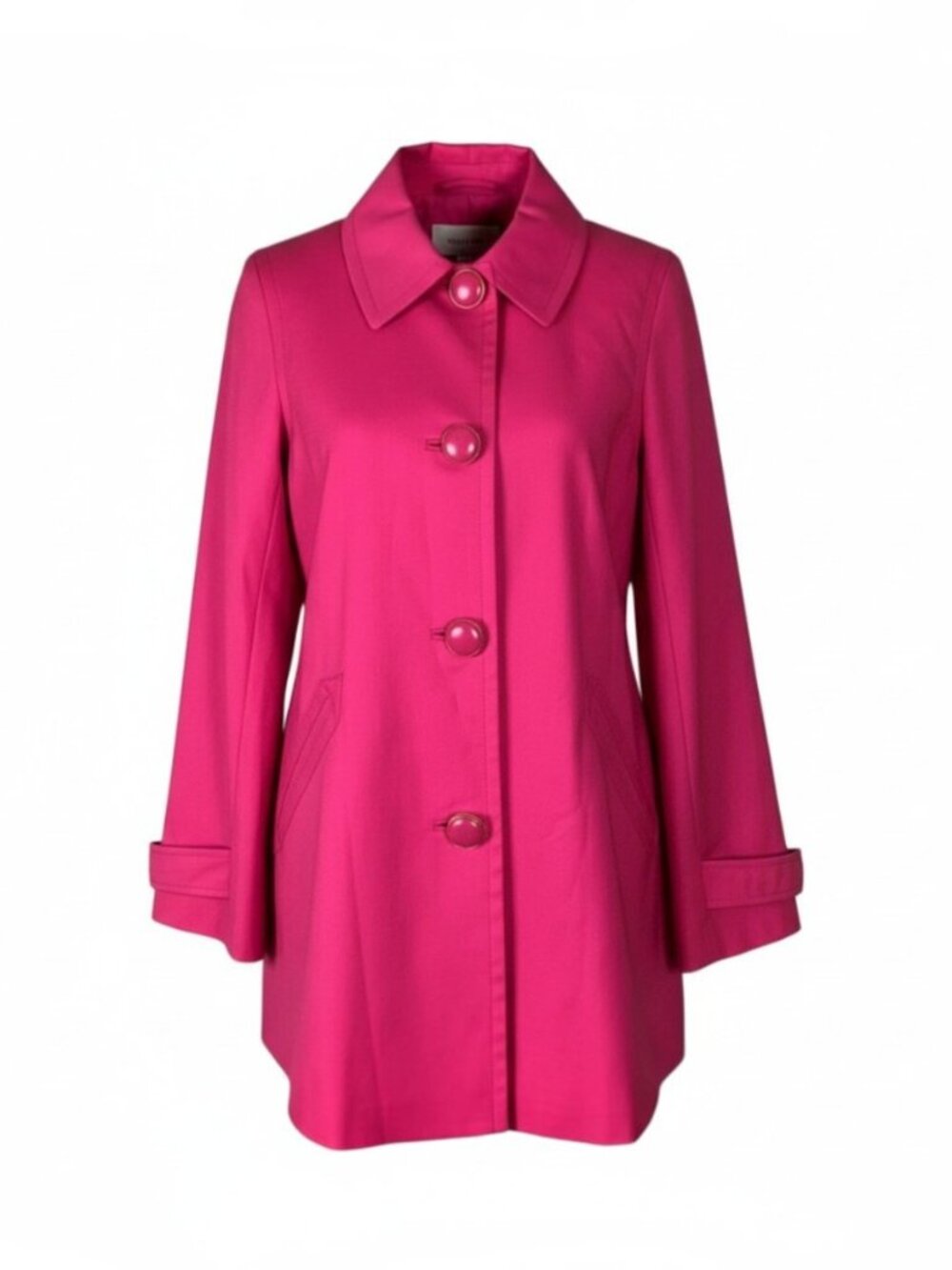 JONES NEW YORK Signature Pink Big Buttons Duster‎ Swing Jacket